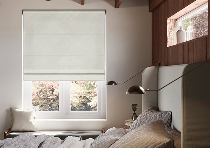Odessa Velvet, Platinum - Roman Blind - Image 3